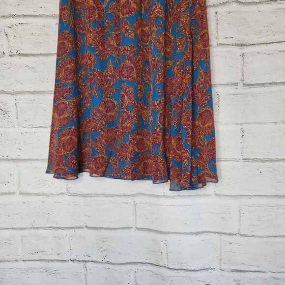 LuLaRoe Lola Skirt Womens Size Medium Pull On A Line Colorful Knee Length - Picture 10 of 11